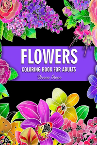 Flowers Coloring Book For Adults