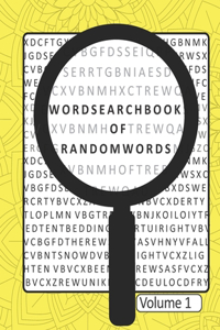 Word Search Book Of Random Words Volume 1