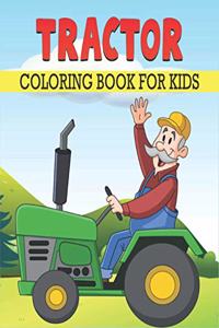 Tractor Coloring Book For Kids