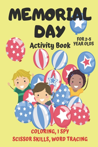 Memorial Day Activity Book For 2-5 Year Olds