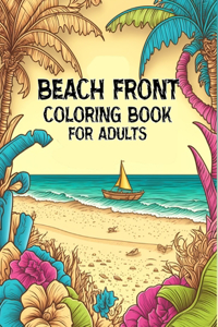 Beach Front coloring book for adults