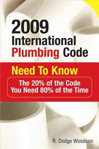 2009 International Plumbing Code Need to Know