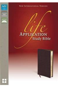 Life Application Study Bible-NIV: New International Version Burgundy Bonded Leather