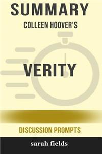 Summary: Colleen Hoover's Verity (Discussion Prompts)