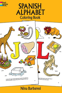 Spanish Alphabet Coloring Book