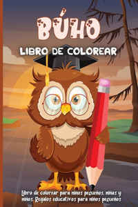 BÚHO Libro de colorear