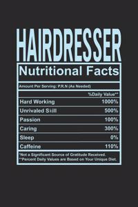 Hairdresser Nutritional Facts