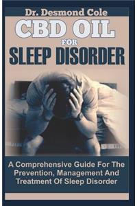 CBD Oil for Sleep Disorder