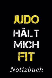 Judo Hält Mich Fit Notizbuch