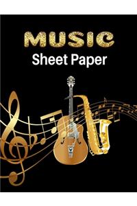 Music Sheet Paper