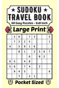 Sudoku Travel Book 50 Easy Puzzles Large Print