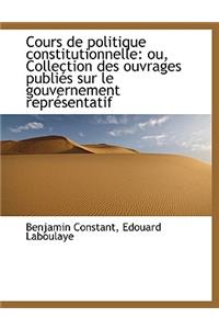 Cours de Politique Constitutionnelle