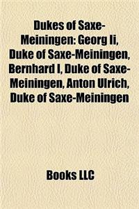 Dukes of Saxe-Meiningen
