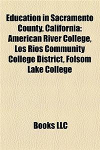 Education in Sacramento County, California