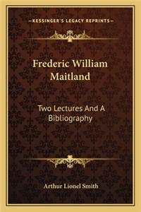 Frederic William Maitland