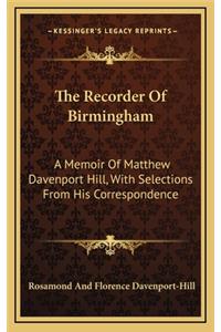 The Recorder of Birmingham