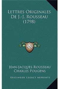 Lettres Originales De J.-J. Rousseau (1798)