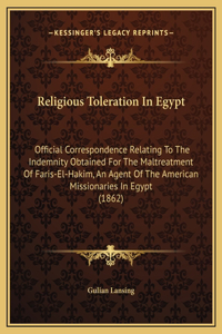 Religious Toleration In Egypt