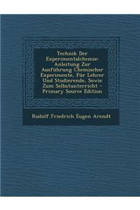 Technik Der Experimentalchemie