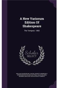 New Variorum Edition Of Shakespeare