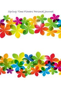 Spring Time Flowers Personal Journal