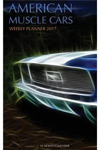 American Muscle Cars Weekly Planner 2017