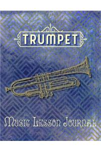 Trumpet Music Lesson Journal