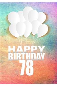 Happy Birthday 78