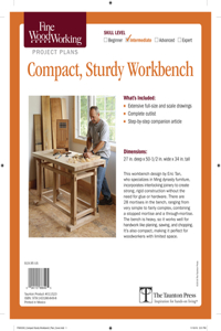 Fine Woodworking's Compact, Sturdy Workbench Plan