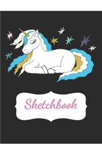 My Cute Unicorn Sketch Book
