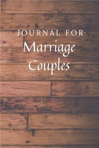 Journal For Marriage Couples