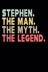Stephen The Man The Myth The Legend