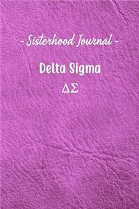 Sisterhood Journal Delta Sigma