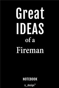 Notebook for Firemen / Fireman