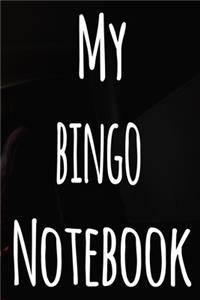 My Bingo Notebook