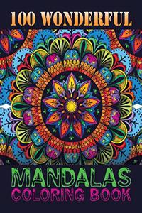 100 Wonderful Mandalas Coloring Book