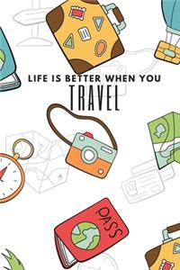 Travel Theme Weekly Planner and 2020 Diary: Weekly, monthly and year to a page view - the ideal gift for travellers and travel agents to keep track of holidays