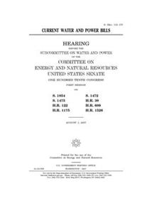 Current water and power bills