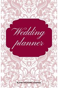 Wedding Planner Small Size Blank Journal-Wedding Planner&To-Do List-5.5