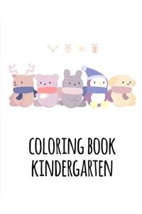 coloring book kindergarten: Funny, Beautiful and Stress Relieving Unique Design for Baby, kids learning