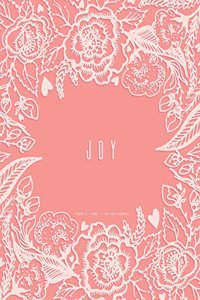 Joy - Dot Grid Journal, Peach Floral