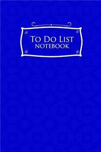 To Do List Notebook