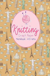 Knitting Graph Paper Notebook - 4