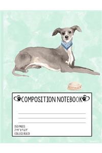 Italian Greyhound Composition Notebook