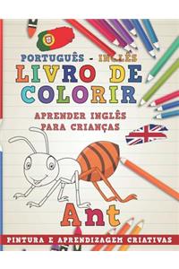 Livro de Colorir Português - Inglês I Aprender Inglês Para Crianças I Pintura E Aprendizagem Criativas