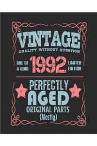 Vintage Quality Without Question One of a Kind 1992 Limited Edition Perfectly Aged Original Parts Mostly