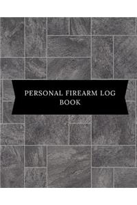 Personal Firearm Log Book