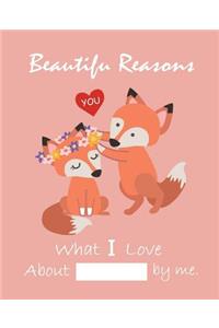 Beautiful Reasons What I Love About You by Me
