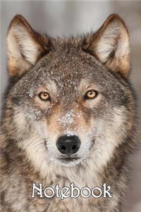 Notebook: Wolf - Bespoke, Personalised Notebook. Contact Us If You Would Like Your Own Image, Name or Other Text on a Book.