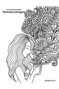 Livre de coloriage pour adultes Portraits oniriques 1